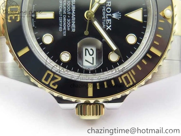 41mm 126613 LN YG Bracelet SS YG Dial Best Black SS Maker BP Edition Submariner on 0226